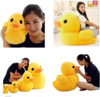 Lindo pato amarillo de peluche de felpa, muñeco de peluche súper suave, juguete abrazable, regalo para niños, 20 cm - details 4