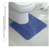 Alfombra De Baño Pequeña Antideslizante Absorbente U-Corpórea Sólida Para Piso Y Toilette Alfombra De Uso Doméstico - details 5