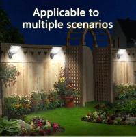 Luz Solar Exterior Con Inducción Humana 72/108COB Luz De Pared Para Jardín Patio Garaje Iluminación De Calle Tres Modos Impermeable - details 9