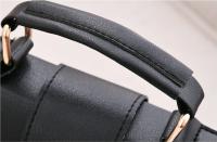 Women's Flap Shoulder Bag Solid Color Crossbody Bag Messenger Bag Women's Leather Handbag Pocket Casual Small Square Bag - details 12