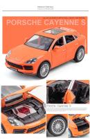 Modelo De Coche Porsches Cayenne Turbo S De 1:24 En Aleación Con Sonido Y Luz Vehículo De Juguete De Metal Para Colección Y Regalo Para Niños - details 12
