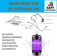 Matamoscas y Mosquitos Eléctrico 3W, con Luz UV LED, Base de Recogida, Colgante o de Mesa, Silencioso SILVANO - details 0