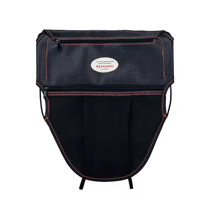 Bolsa De Asiento De Motocicleta RZAHUAHU En Cuero PU Con Cremallera Almacenamiento De Herramientas Accesorios De Modificación Para Scooter - 1