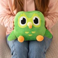 Green Duolingo Owl Plush Toy Duo Plush by Duo the Owl Cartoon Anime Owl Doll One Size - details 1