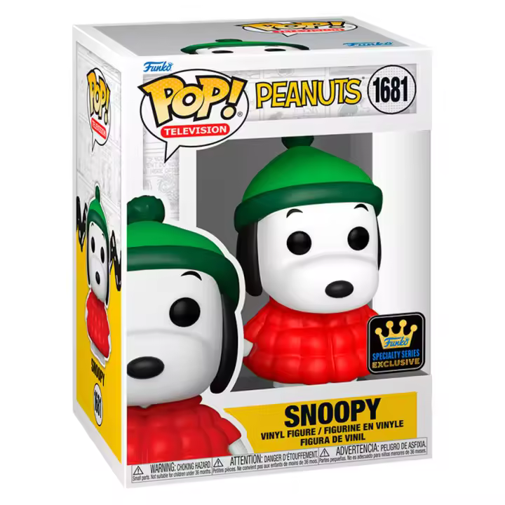 Figura Pop Snoopy - Snoopy Exclusive-Figura de Vinilo Coleccionable - Idea de Regalo- Mercancia Oficial - Juguetes para Niños y Adultos - Movies Fans - Muñeco para Coleccionistas y Exposición - 1