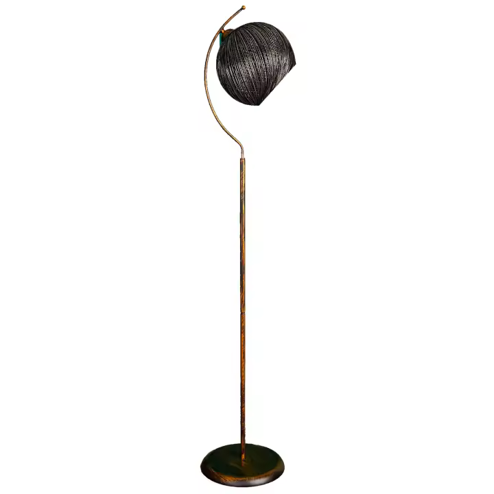Lámpara de pie 165 cm. negro, tipo E 27 Max 45 - 60 W WELLHOME - 1