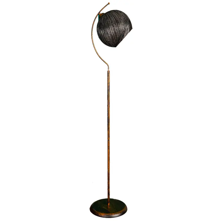 Lámpara de pie 165 cm. negro, tipo E 27 Max 45 - 60 W WELLHOME - 1
