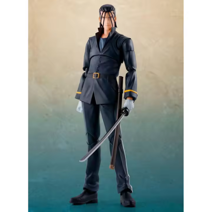 Figura S.H. Figuarts Hajime Saito Rurouni Kenshin: Meiji Swordsman Romantic Story 16,5cmFigura  Coleccionable - Idea de Regalo- Mercancia Oficial - Juguetes para Niños y Adultos - Movies Fans - Muñeco para Coleccionistas y Exposición - 1