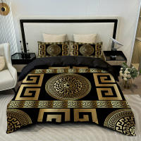 Set De Cama Europeo 3 Piezas Funda De Edredón Y 2 Fundas De Almohada Estilo Digital Impreso Para Todas Las Estaciones Decoración Del Hogar - details 4