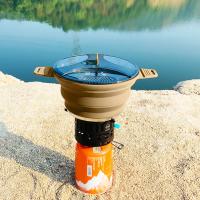 Cacerola De Silicona Plegable 2.5L Para Camping Tetera Portátil Para Café Y Té Pot Para Hervir Agua Mini Para Picnic Al Aire Libre - details 6