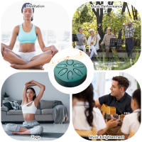Steel Tongue Drum De 3 Pulgadas Con 6 Notas Instrumento De Percusión Balmy Drum Con Mallets Para Meditación Yoga Principiantes Profesionales Familia - details 13