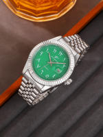 Reloj De Pulsera De Lujo Para Hombre Diseño Especial Del Reloj De Manivela De Acero Inoxidable Deportivo Y Casual Reloj De Pulsera Clásico Y Sencillo - details 5