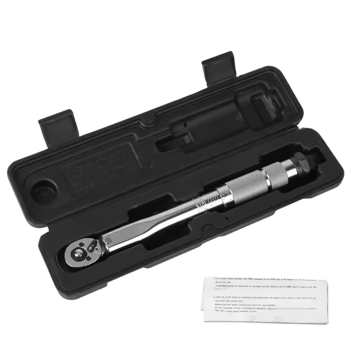 Llave De Torque Ajustable Profesional NICEYARD 5-25N.m Para Desmontaje De Moto Y Coche Con Adaptador 1/4'' Y 3/8'' Herramienta Manual Antideslizante De Aleación - 1