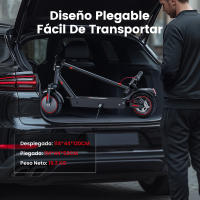 Patinete eléctrico iScooter I9Max - Neumáticos de 10 pulgadas - 500 vatios - Con app - Autonomía de 30 a 40 km - Plegable - Carga máxima 120 kg - details 6