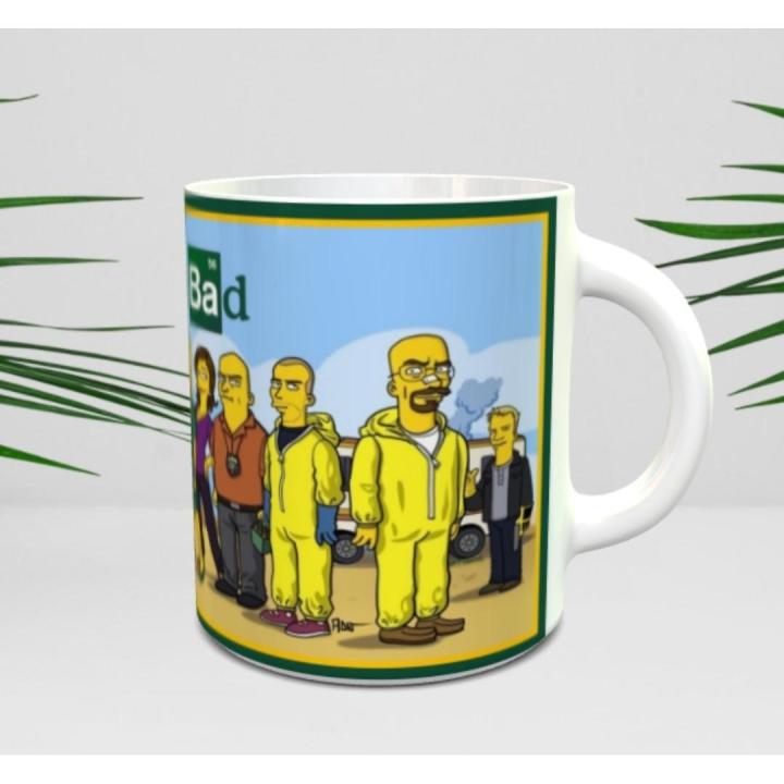 Taza ilustracion Breaking Bad taza desayuno regalo ORIGINAL amigo oficina novio UNIDAD ada y sus detalles