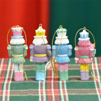 1Pcs Muñeco De Nutria Clásico De 8cm Adornos Para Navidad Soldados De Maní Muñecos De Banda Decoración De Escritorio Material De Madera - details 6