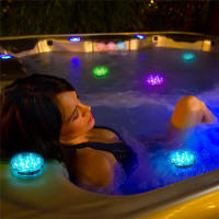 Luces LED Sumergibles con Control Remoto 10 Lámparas Brillantes RGB para Piscina, Jardín de Estanque, Acuario Iluminación al Aire Libre HD061 - details 19