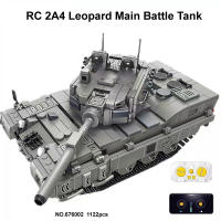 Bloques De Construcción MOC WW2 Leopard 2 Tanque Técnico APP Control Remoto Motor Potencia Juguete Para Niños Regalos Para Niños - details 3
