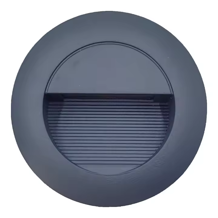 LED7 Baliza Exterior 3W Empotrable Gris Redondo CCT 3 TONOS DE LUZ / CCT-WL85R-SI - 1