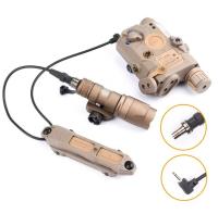 Interruptor De Luz Escuadrilla Táctica De Presión Augmentada Doble Función Para Flashlight SF/2.5MM/3.5MM Material De Nylon Color Negro/Desierto - details 7