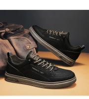Zapatos De Cuero Para Hombre Casual Impermeables Vulcanizados Cómodos Talla Grande 39-44 Zapatos De Primavera Ajuste True to Size - details 16
