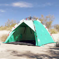 vidaXL Tienda de playa 3 personas impermeable apertura rápida Color azure blue,  Gris,  Verde mar y mas - details 2