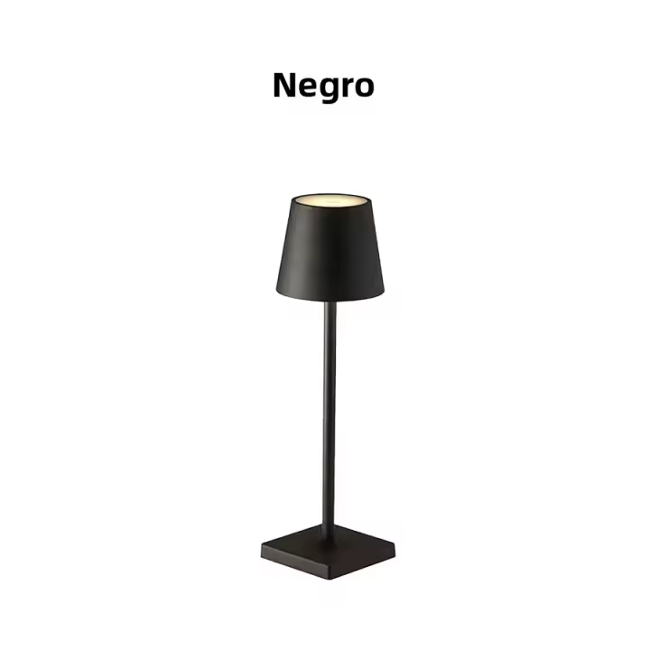 Lámpara De Mesa Recargable Sin Cable LED Luz Nocturna Para Dormitorio Y Barra De Club Iluminación Ambiental Con 3 Niveles De Brillo Decoración Para Habitación Hotel - 1