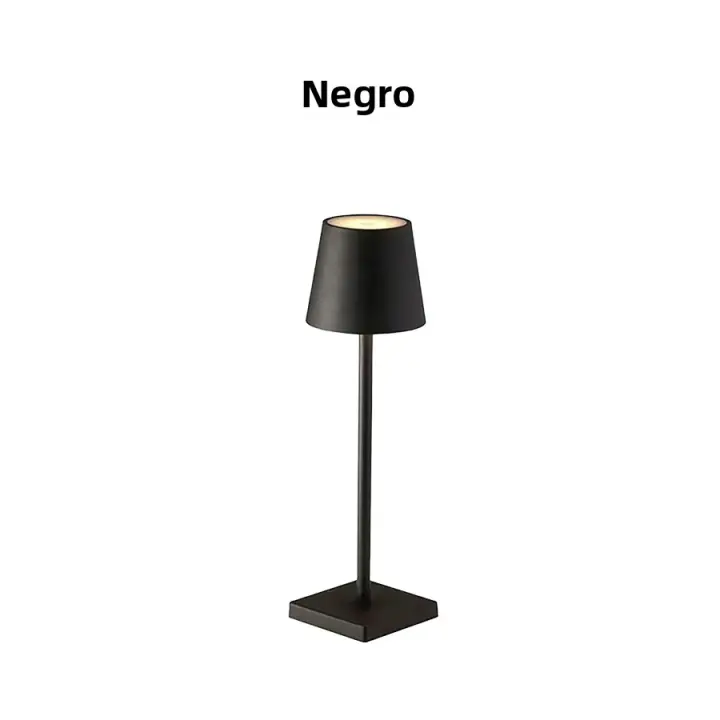 Lámpara De Mesa Recargable Sin Cable LED Luz Nocturna Para Dormitorio Y Barra De Club Iluminación Ambiental Con 3 Niveles De Brillo Decoración Para Habitación Hotel - 1