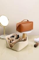 Bolsa De Viaje Grande Para Cosméticos Bolsa Portátil De Maquillaje Organizador De Cosméticos De Alta Capacidad Fabricada En Tela No Tejida - details 1