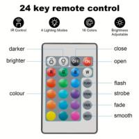 Jabulón De Control Remoto Luz Nocturna Colorida Para Decoración De Habitación Y Casa Forma Cilíndrica Silenciosa Con Luz LED - details 2