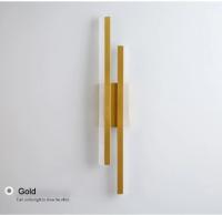 Lámpara De Pared LED Para Interior Estilo Minimalista Moderno Acero Y Acrílico Para Dormitorio Sala De Estar Pasillo Y Escalera Luz Scandinava - details 13