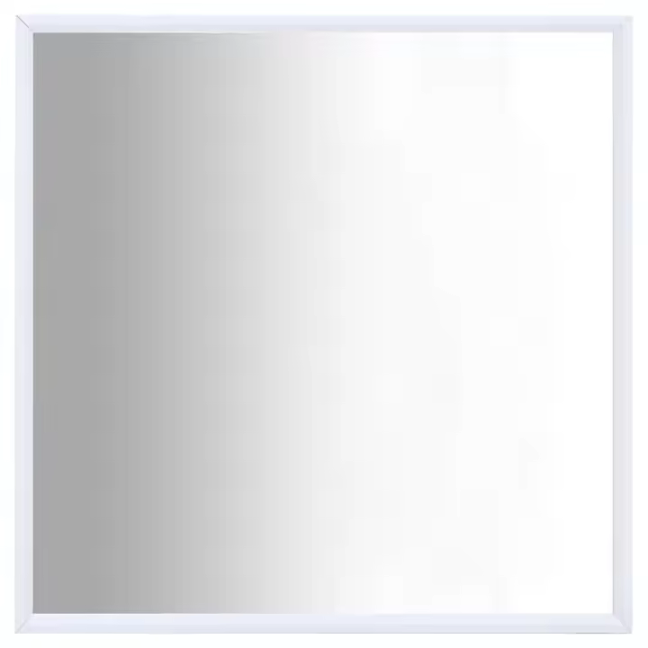 vidaXL Espejo blanco 50x50 cm - 1