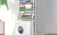 T-LoVendo Estanteria sobre Inodoro WC Lavadora Ahorra Espacio Almacenamiento Cuarto Baño - details 0