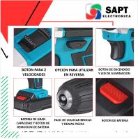 Taladro Percutor Inalámbrico 48V con Batería de Litio | Destornillador Multifunción Todo en Uno m2 tec - details 3