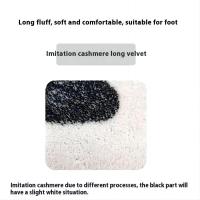 VIKAMA Alfombra De Sofá Para Sala De Estar Y Dormitorio Diseño Creativo Imitación De Cashmere Suave Y Resistente a La Suciedad Alfombra Para Decoración Del Hogar Antideslizante Y Resistente Al Envejecimiento - details 7