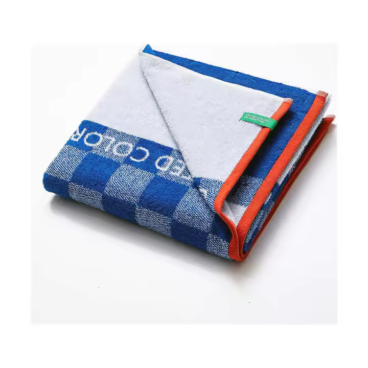 Toalla de Playa Benetton BE146 140 x 170 cm Azul - 1