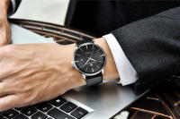 Reloj Mecánico PAGANI DESIGN Para Hombre Resistente Al Agua De Acero Inoxidable Deportivo Y De Moda Con Display Sin Números Corona a Prueba De Agua Y Cierre Push Button Hidden Clasp - details 18
