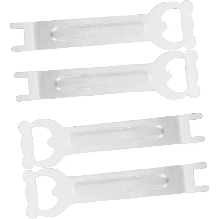 4 Piezas Arranque de Barbacoa Herramientas de Cocina Herramientas de Barbacoa Herramientas de Picnic al Aire utensilio de Barbacoa Herramienta Planchar Silver - 1