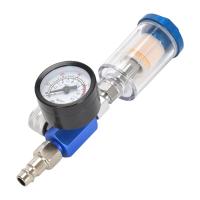 Separador De Aceite Y Agua En Línea Con Regulador De Aire Y Pitón Para Pistola De Pintura Adaptador JP/EU/US Para Herramienta De Aire - details 7