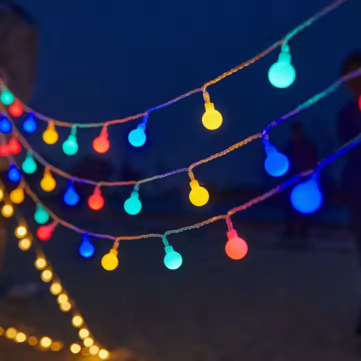 Luces De Navidad LED Globales Operadas Por Batería Impermeables Para Jardín Decoración De Bodas Y Fiesta 1 Pack 10/20/40/80 - 1