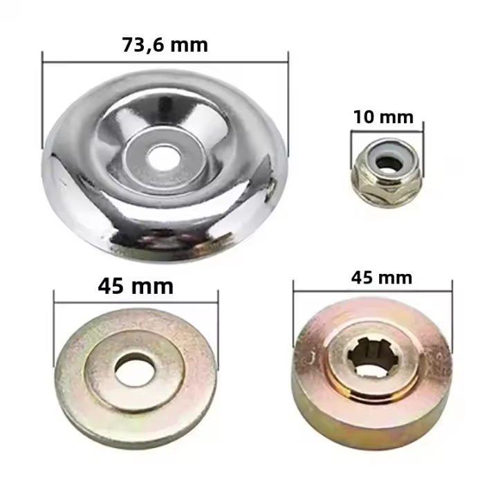 Cepillo De Hierba Para Jardín 150mm Herramienta De Cortacésped Y Limpieza De Malezas Acero Inoxidable Para Motosierra - 1