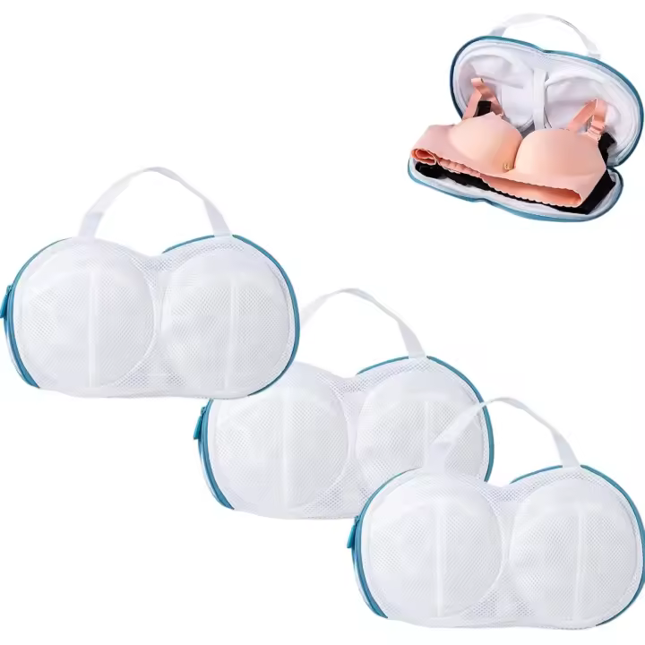 Bolsas de lavado de sujetador para ropa interior, ropa interior,sujetador para Lavado con Cremallera, 3UDS., Copas A a C - 1