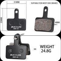 BUCKLOS Pads De Bicicleta Para SHIMANO B01S Resistente Al Desgaste Para Frenos De Disco Hidráulicos Metálicos Y Resina MT200 M315 M375 - details 4