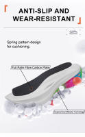 Zapatos De Deporte Casual Para Hombres 2024 Zapatillas De Correr Ligeros Y Transpirables Para Exteriores Tenis De Jogging Con Cierre Elástico Material Superior Sintético Suporte EVA Para Principiantes - details 7