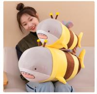 Almohada De Hueso De Abeja Y Compartir Lindo 48cm Relleno De Algodón 100% Decorativa Y De Viaje Forma Columna Sin Químicos De Alta Preocupación - details 4