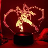 Lámpara De Noche LED Control Remoto Táctil Spiderman VS Venom 7/16 Colores Regalo Para Niños Decoración De Mesa Juguete - details 5