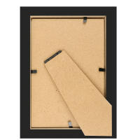 AYA MARKT Marco de Fotos Negro, Marco de Madera Clasico, 2cm de Grosor, Cuadro de Mesa,Cuadro de Pared,Marcos de Mesa ideal para Fotos,Poster y Diplomas - details 4