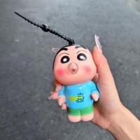 Mochila De Peluche Crayon Shin Chan Colgante De Banda Sonora De Anime Para Niños Y Niñas Juguetes De Descompresión Lindos Regalo De Vacaciones - details 1