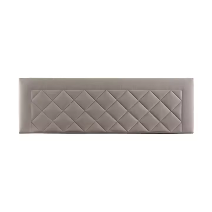 Häusbed Confort SL - Cabecero de Cama 120 - 145x50x7 DOMUS Tapizado Microfibra AquaClean Beige - 1