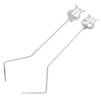 Soporte De Música Portátil Para Clarinete Trompeta Flauta Saxofón Y Otros Instrumentos De Viento Accesorio Para Principiantes Color Plata Material Metálico - details 29